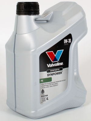 Моторное масло Valvoline SYNPOWER FE 0W-30, 4л